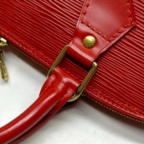 Louis Vuitton Alma Red Epi Hand Bag mon-551-091225 - Picture 8 of 16